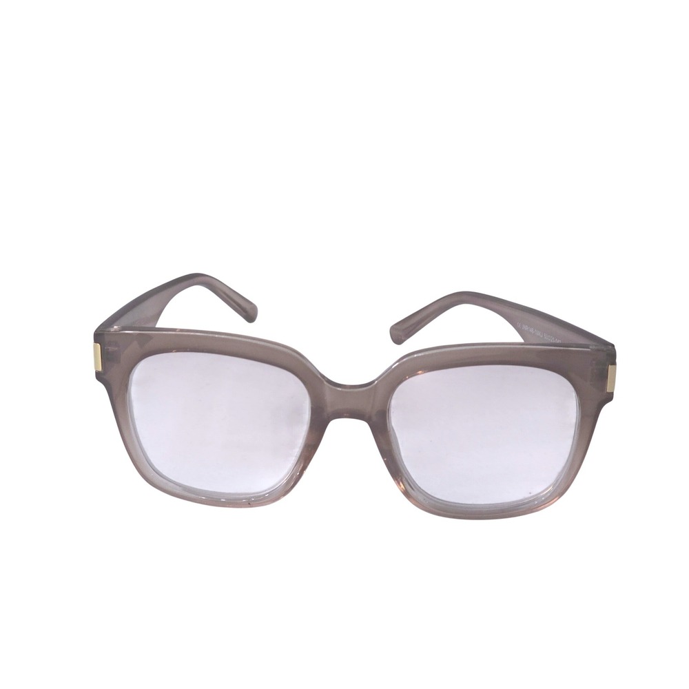 Jones New York JNR148-1MKJ Taupe Grey Square Glasses Frame